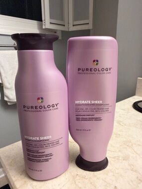 Pureology Hydrate Sheer Shampoo & Conditioner - Lavender Pink